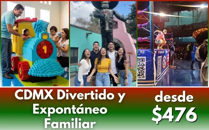 Six Flags® · Papalote Museo del Niño · Lucha Libre