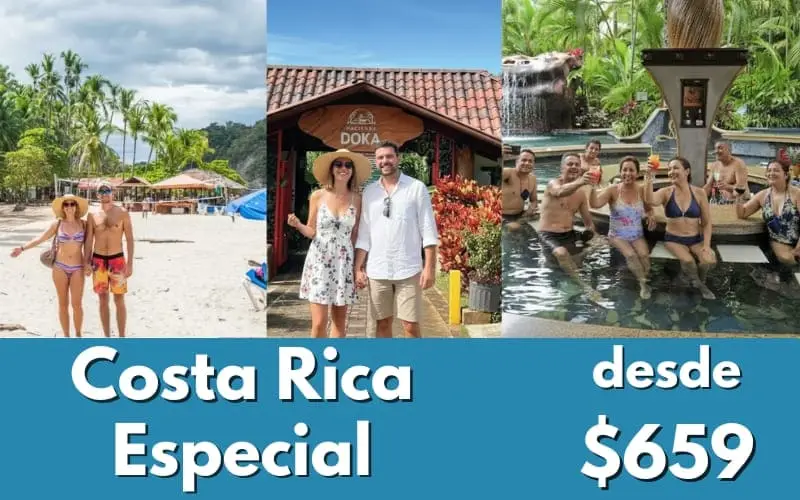 hacienda de café doka, Aguas Termales de Baldi y isla tortuga