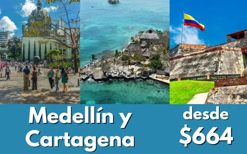 MEDELLIN Y CARTAGENA 6 DIAS / 5 NOCHES
