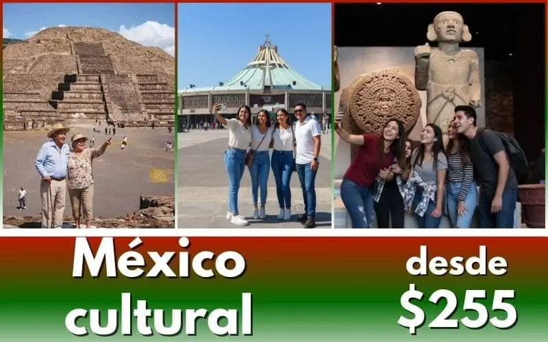 Pirámides de Teotihuacán Basílica de Guadalupe Y Museo Nacional de Antropología