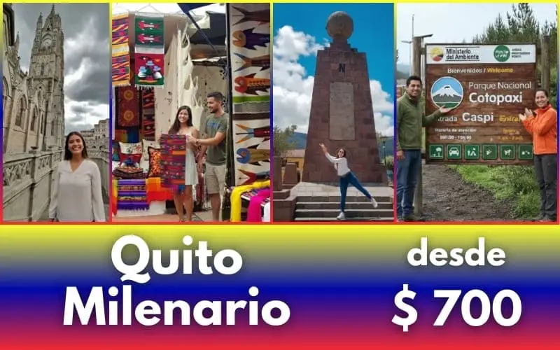 Basílica del Voto, Monumento a la Línea Ecuador, Mercado indígena de Otavalo y Parque Nacional Cotopaxi