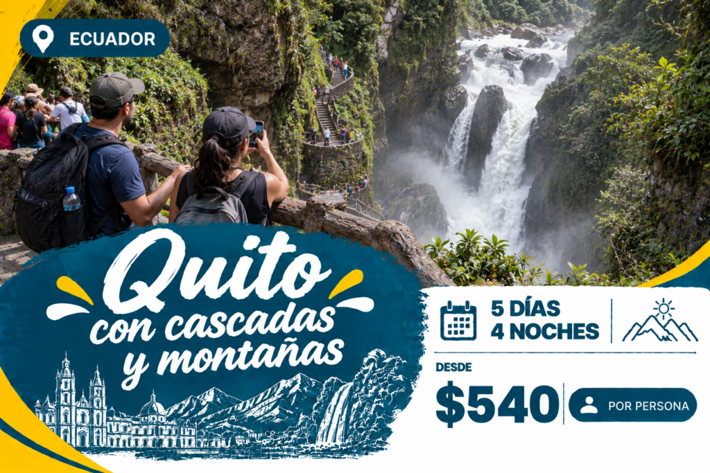quito con cascadas