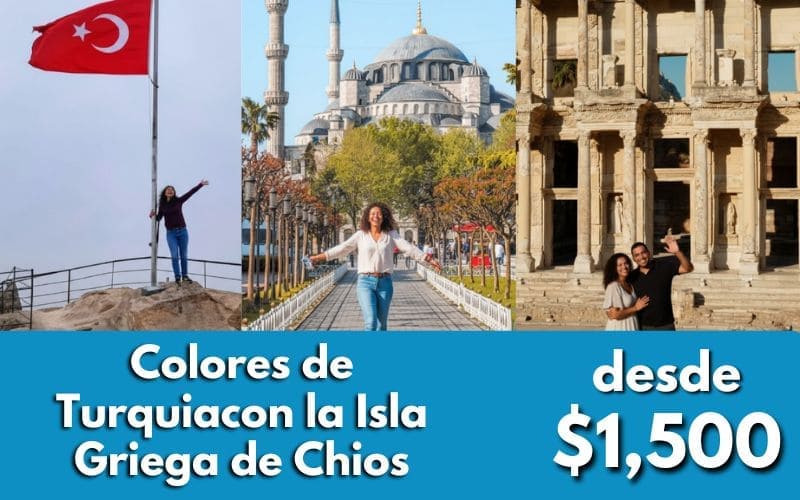 Capadocia – El símbolo de Turquía,Estambul – La ciudad entre dos continentes,Éfeso – La ciudad romana mejor conservada de Turquía Isla Griega de Chios
