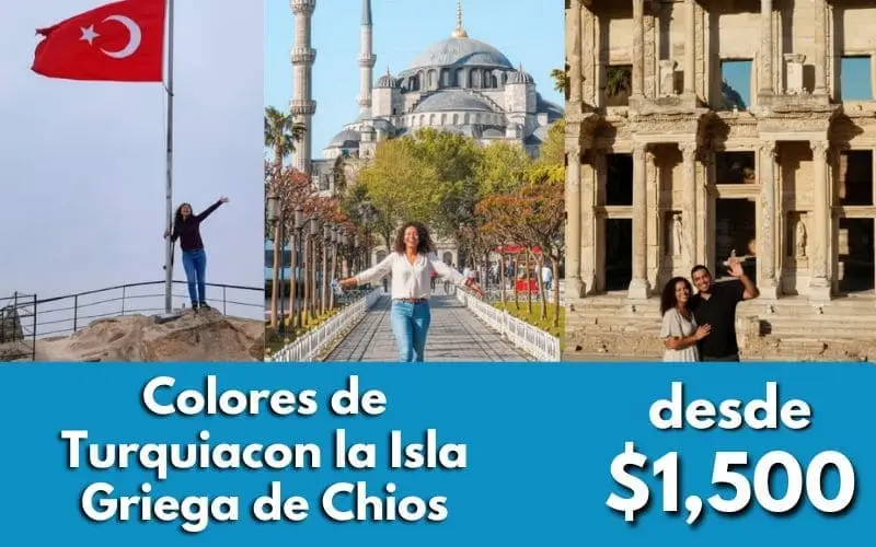 COLORES DE TURQUIA CON LA ISLA GRIEGA DE CHIOS 10 DIAS/9 NOCHES 3 Capadocia – El símbolo de Turquía,Estambul – La ciudad entre dos continentes,Éfeso – La ciudad romana mejor conservada de Turquía Isla Griega de Chios