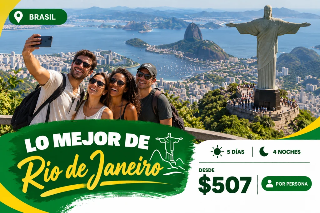 Lo Mejor de Rio de Janeiro 5 días/4 noches