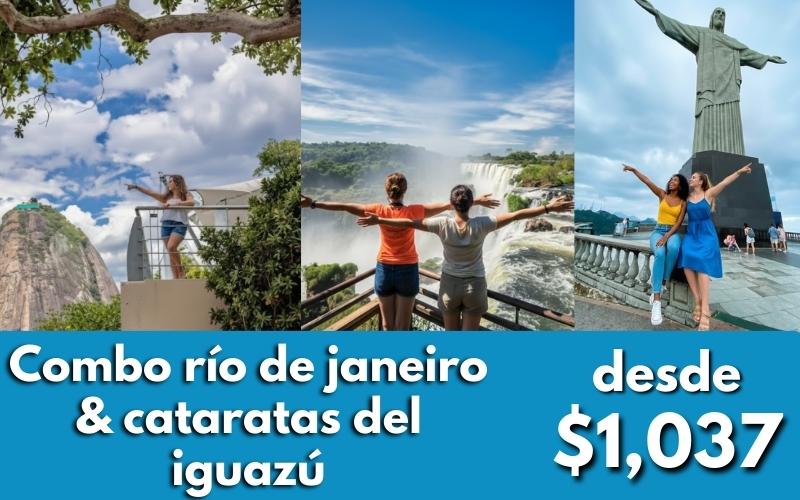 COMBO RÍO DE JANEIRO & CATARATAS DEL IGUAZÚ 7 DÍAS / 6 NOCHES