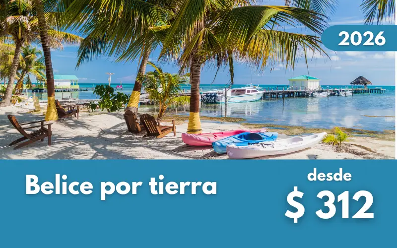 Belice por tierrra desde el salvador