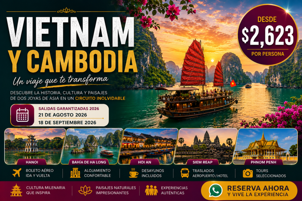 Viaje a Vietnam y Camboya