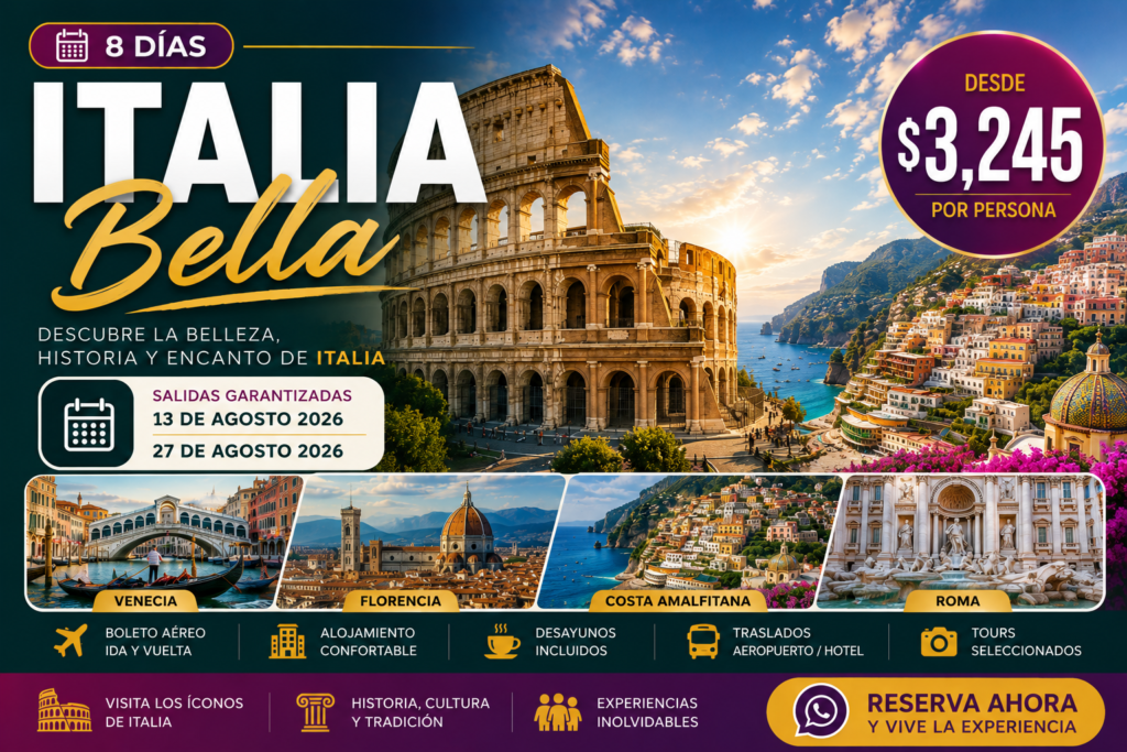 Descubre Italia: historia, cultura y encanto