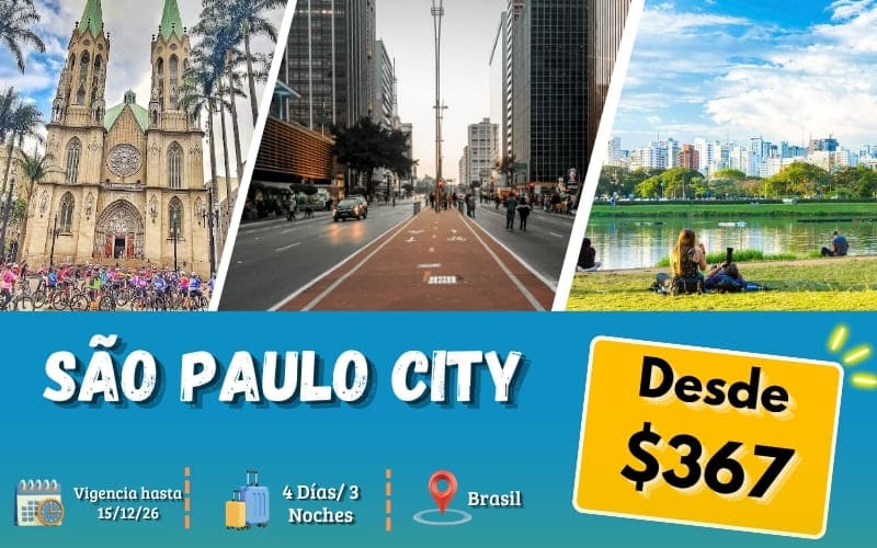 SÃO PAULO CITY 4 DÍAS / 3 NOCHES 2 Sao Paulo City