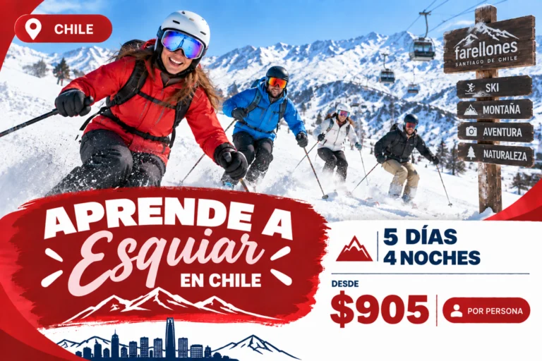 aprende a esquiar en chile