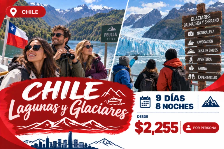 chile lagunas y glaciares